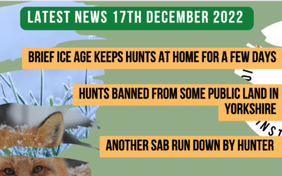 Latest News – 17th December 2022