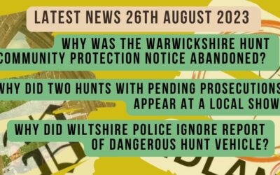Latest News 26th August 2023