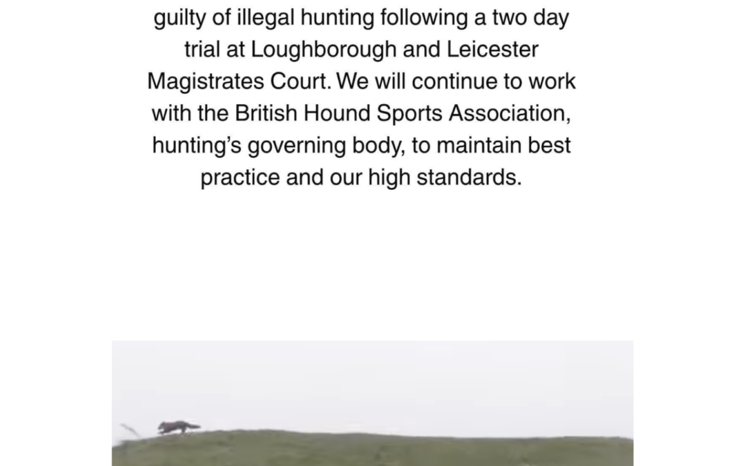 The Cottesmore Hunt Prosecution